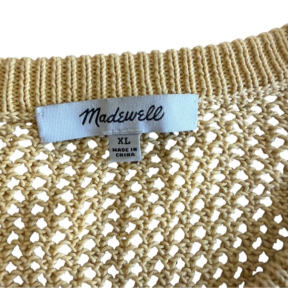 NWT Madewell Floral Open-Stitch Cardigan Sweater - Picture 5 of 7